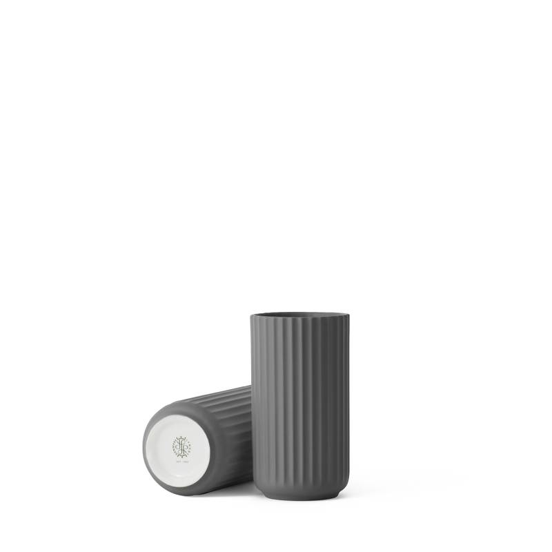 Vase H15 Dark Grey Porcelain