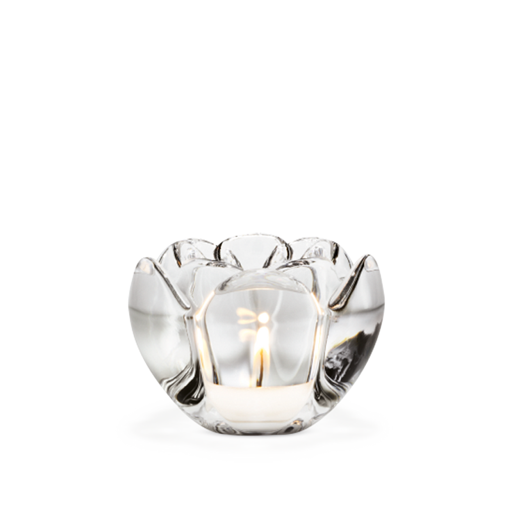 Lotus Tealight Holder Clear H7 - Poland