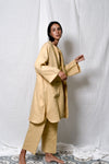 Rounded Linen Coat
