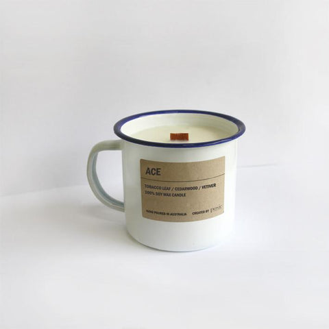 Enamel Mug Soy Candle - KIT