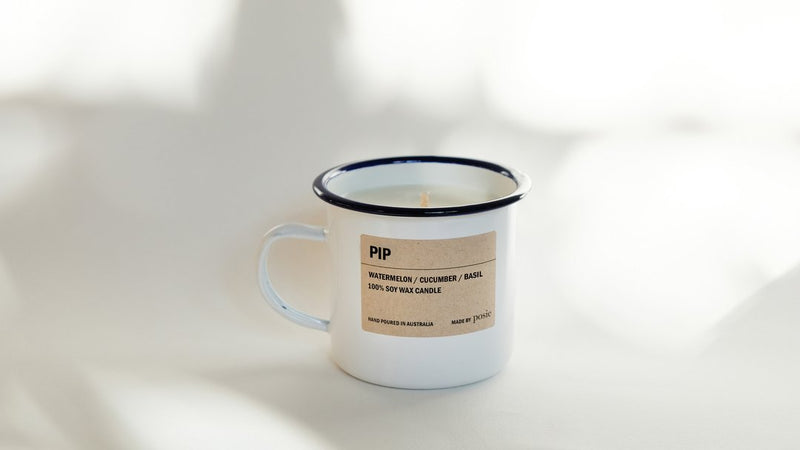 Enamel Mug Soy Candle - PIP