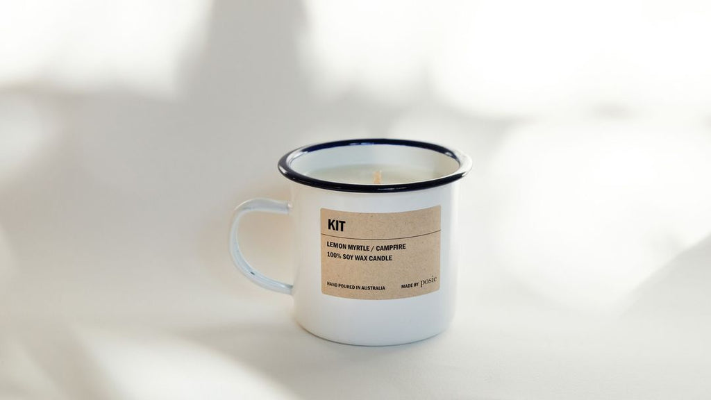 Enamel Mug Soy Candle - KIT