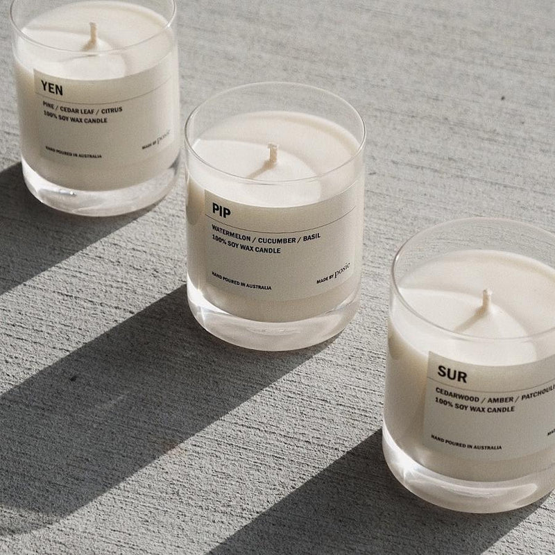 Clear Tumbler Soy Candle TEE
