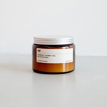 Amber Jar Soy Candle PIP