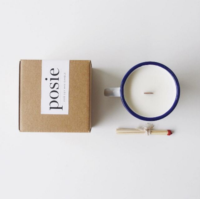 Enamel Mug Soy Candle MAE